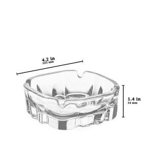 Scrumieră din sticlă LAV Karina, 10,6 cm, 2 buc.