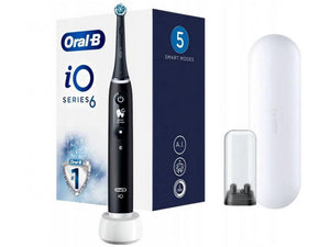 Periuță de dinți electrică Oral-B iO6, cu inteligență artificială, neagră
