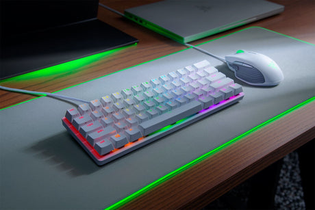 Tastatură de gaming Razer Huntsman Mini, albă