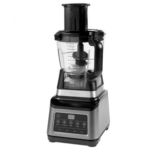 Robot de bucătărie Ninja BN800EU 3 în 1, 1200 W, 5 programe Auto-iQ, boluri de 1,8 l și 2,1 l, pahar de 0,7 l, negru/argintiu