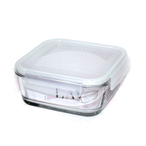 Borcan de sticlă LAV Fresco, 1150 ml, capac transparent