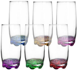 Set pahare de apă LAV Adora, 370 ml, 6 buc., diverse culori