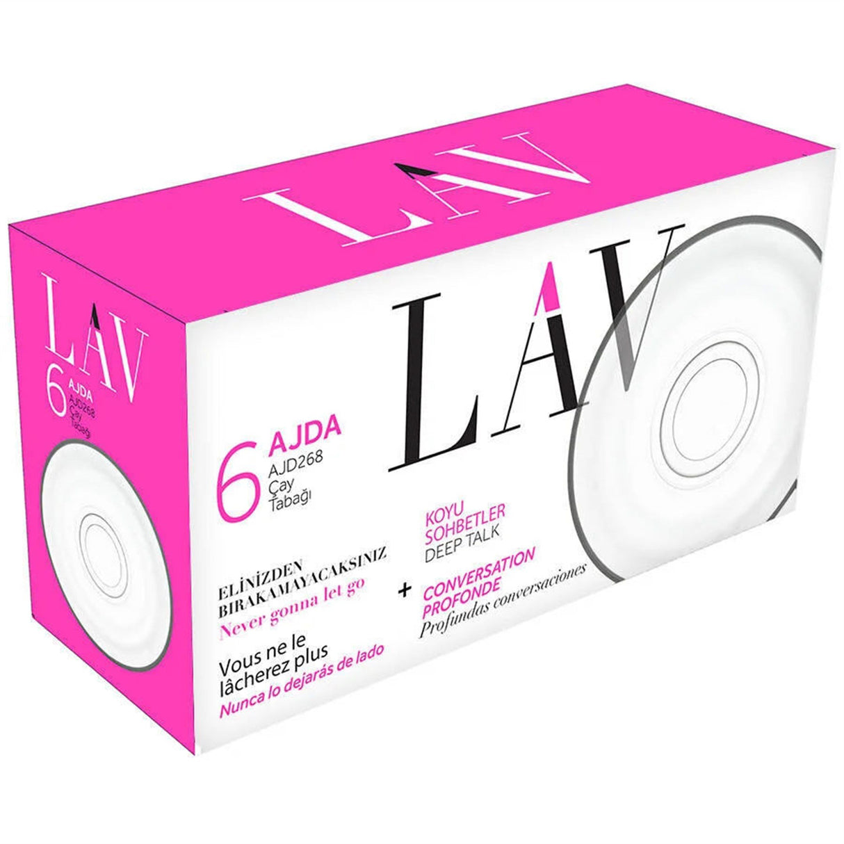 Set de șervețele LAV Ajda, Ø11cm, 6 buc.