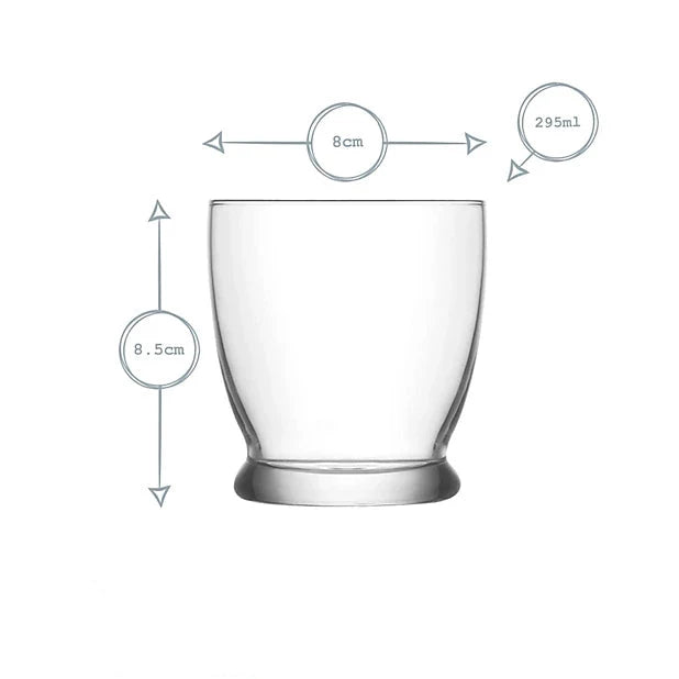 Set pahare whisky LAV Roma, 295 ml, 6 buc.