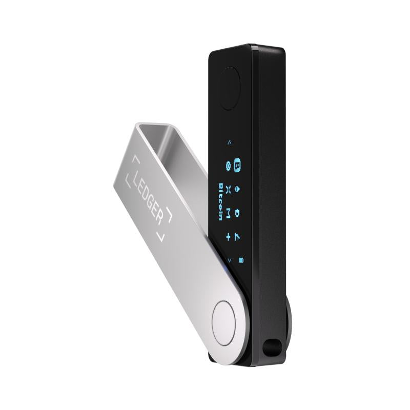 Portofel hardware pentru criptomonede Ledger Nano X Onyx Black, Negru