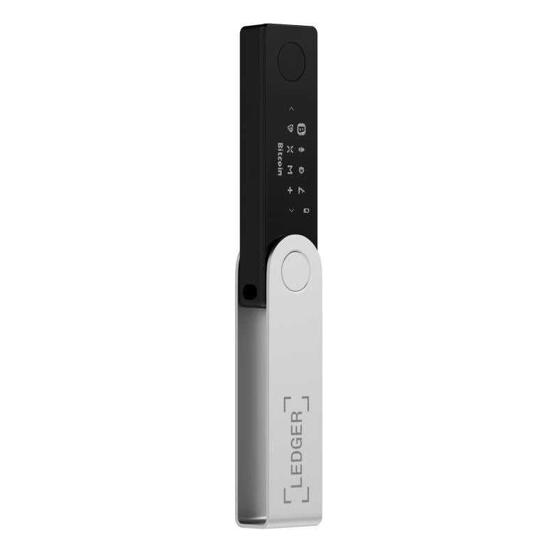 Portofel hardware pentru criptomonede Ledger Nano X Onyx Black, Negru