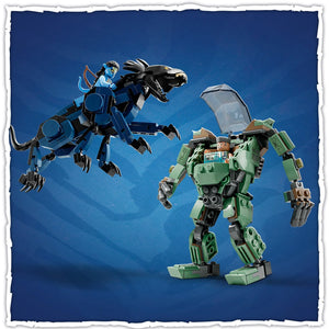 LEGO® Avatar Neytiri și Thanator vs. Robot AMP Quaritch 75571, 560 de piese