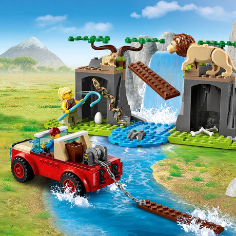LEGO® City - Jeep de salvare a faunei sălbatice off-road 60301, 157 de piese