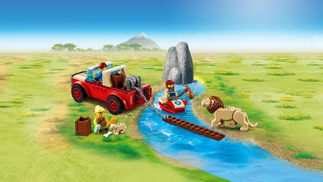 LEGO® City - Jeep de salvare a faunei sălbatice off-road 60301, 157 de piese