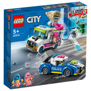LEGO® City - Urmărirea poliției cu duba înghețatei 60314, 317 piese