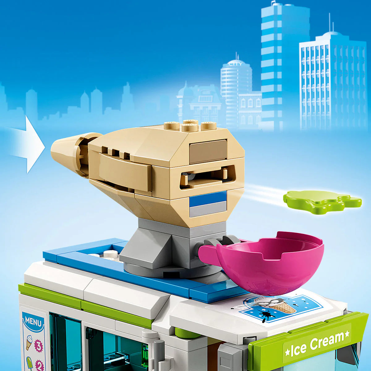 LEGO® City - Urmărirea poliției cu duba înghețatei 60314, 317 piese