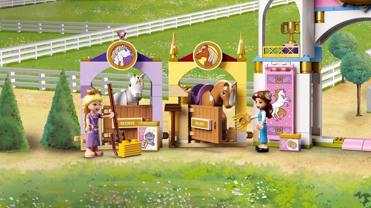 LEGO® Disney Princess - Grajdurile regale ale Bellei și Rapunzel 43195, 239 de piese