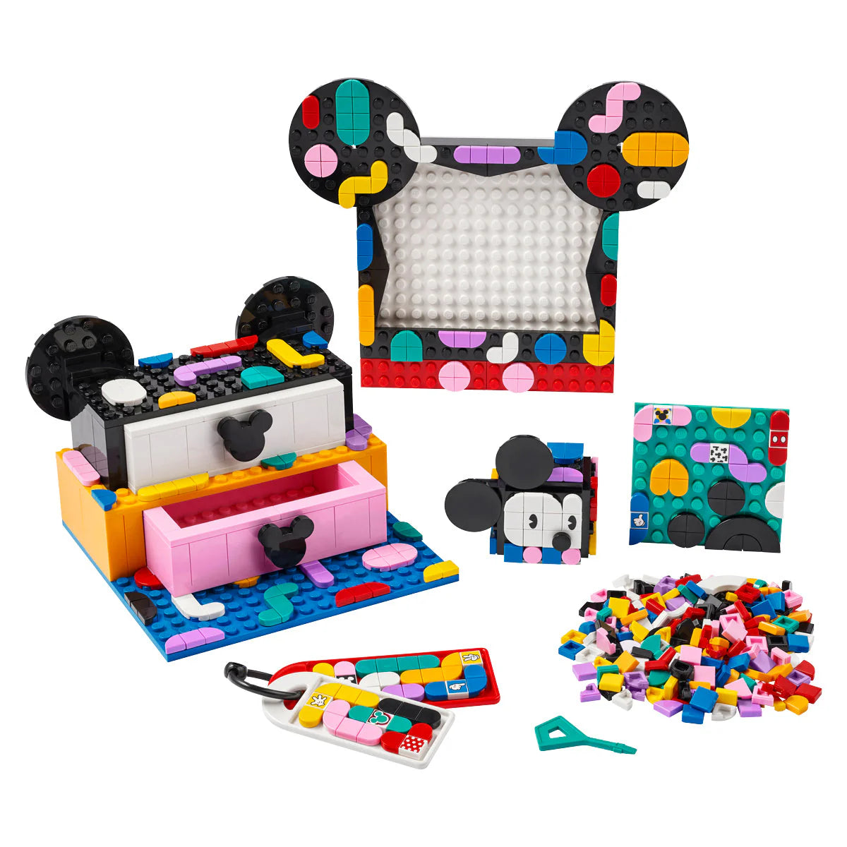 LEGO® DOTS - Cutie pentru proiecte școlare Mickey Mouse și Minnie Mouse 41964, 669 de piese