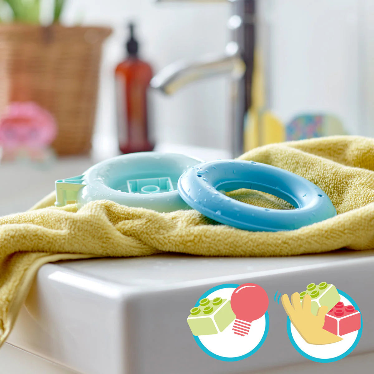 LEGO® DUPLO - Prima mea distracție la baie: Insula plutitoare a animalelor 10966, 20 de piese