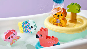 LEGO® DUPLO - Prima mea distracție la baie: Insula plutitoare a animalelor 10966, 20 de piese