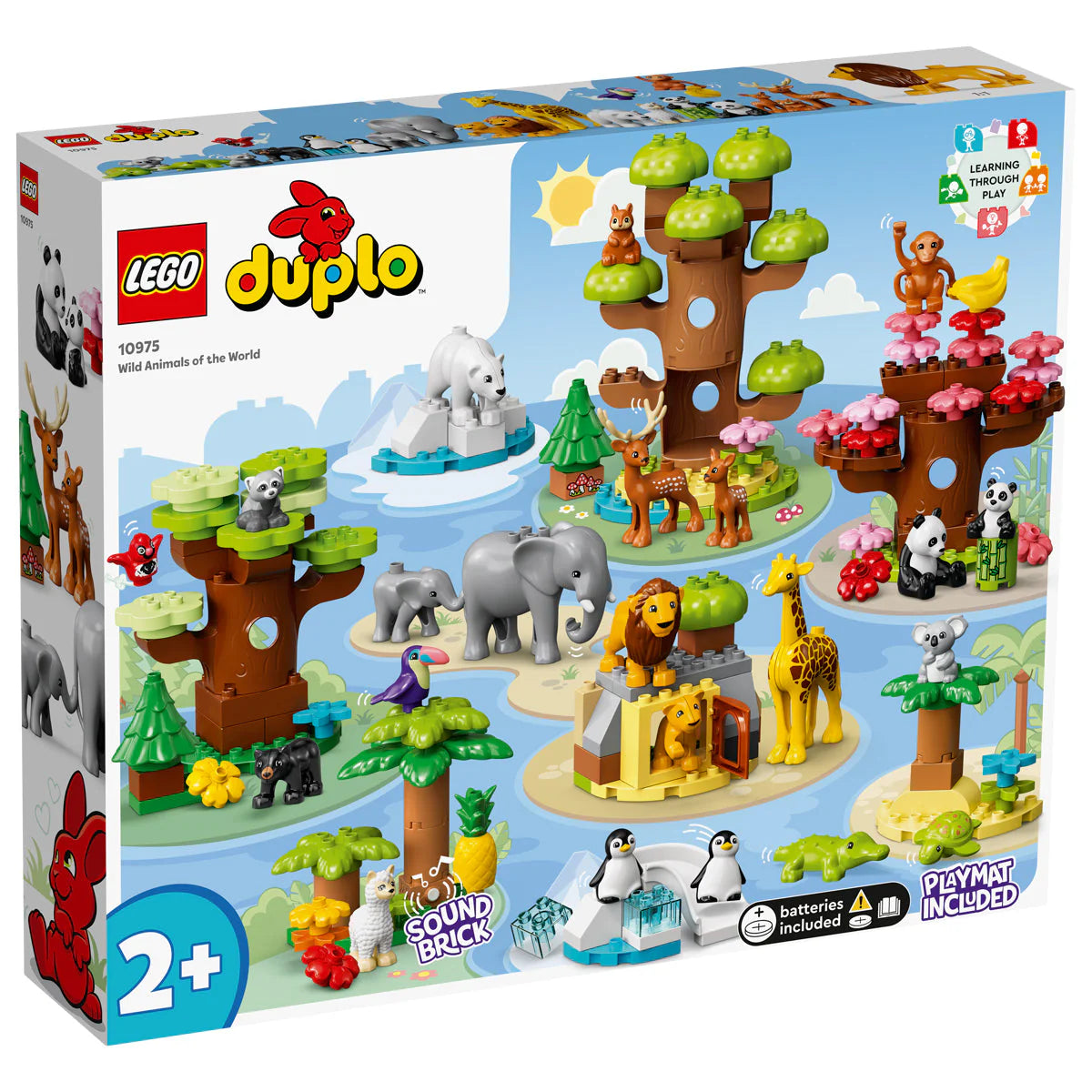 LEGO® DUPLO - Animale sălbatice din întreaga lume 10975, 142 de piese