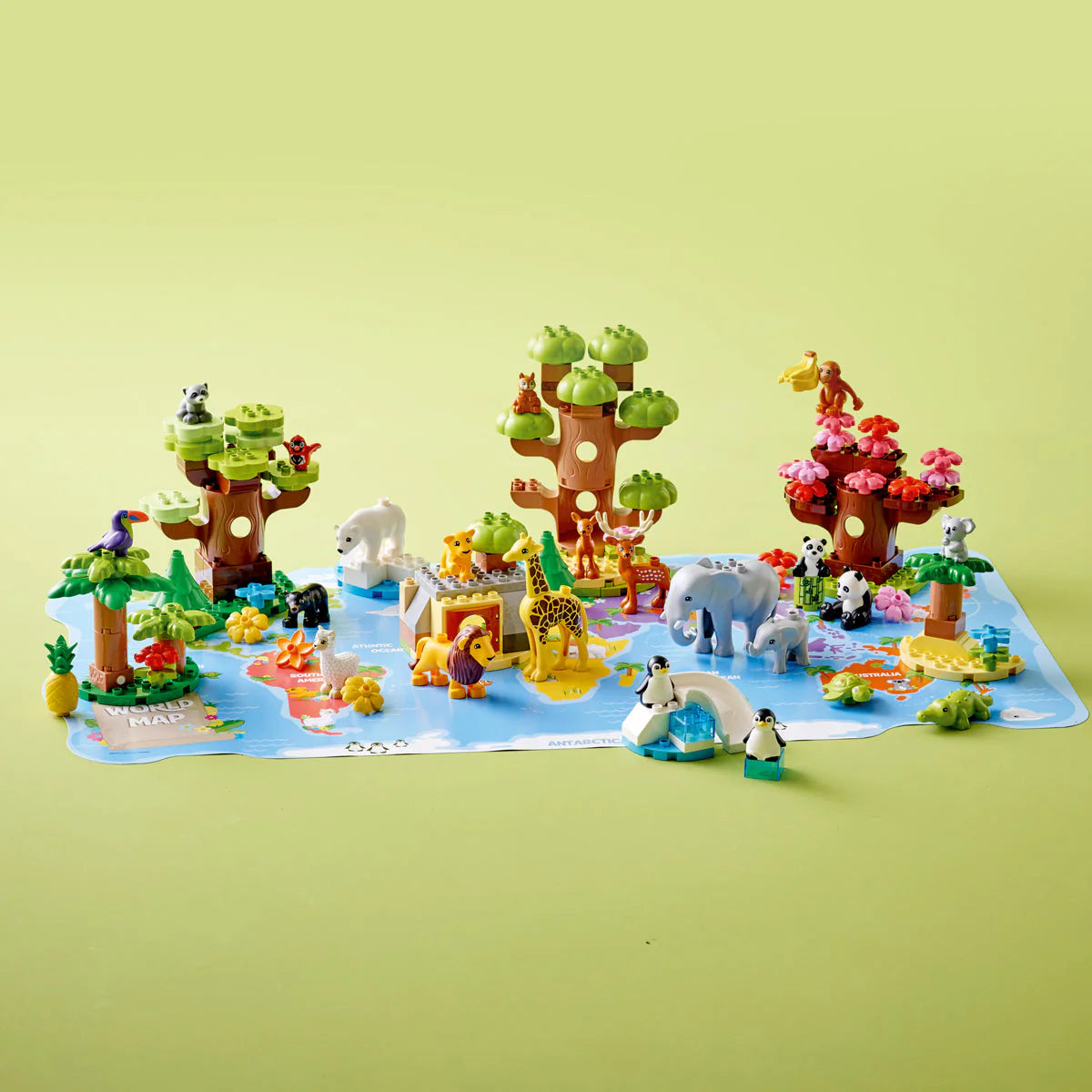 LEGO® DUPLO - Animale sălbatice din întreaga lume 10975, 142 de piese