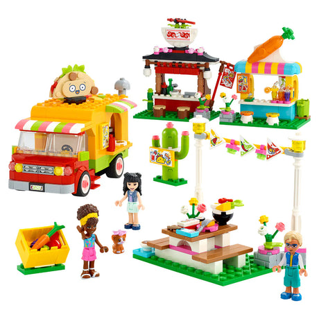 LEGO® Friends - Piața alimentară stradală 41701, 592 de piese