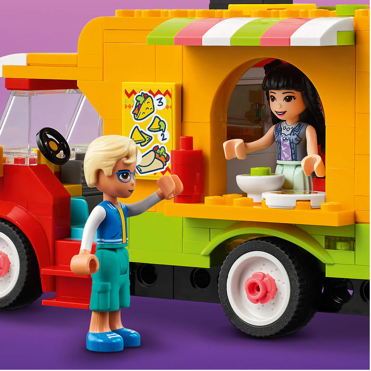 LEGO® Friends - Piața alimentară stradală 41701, 592 de piese