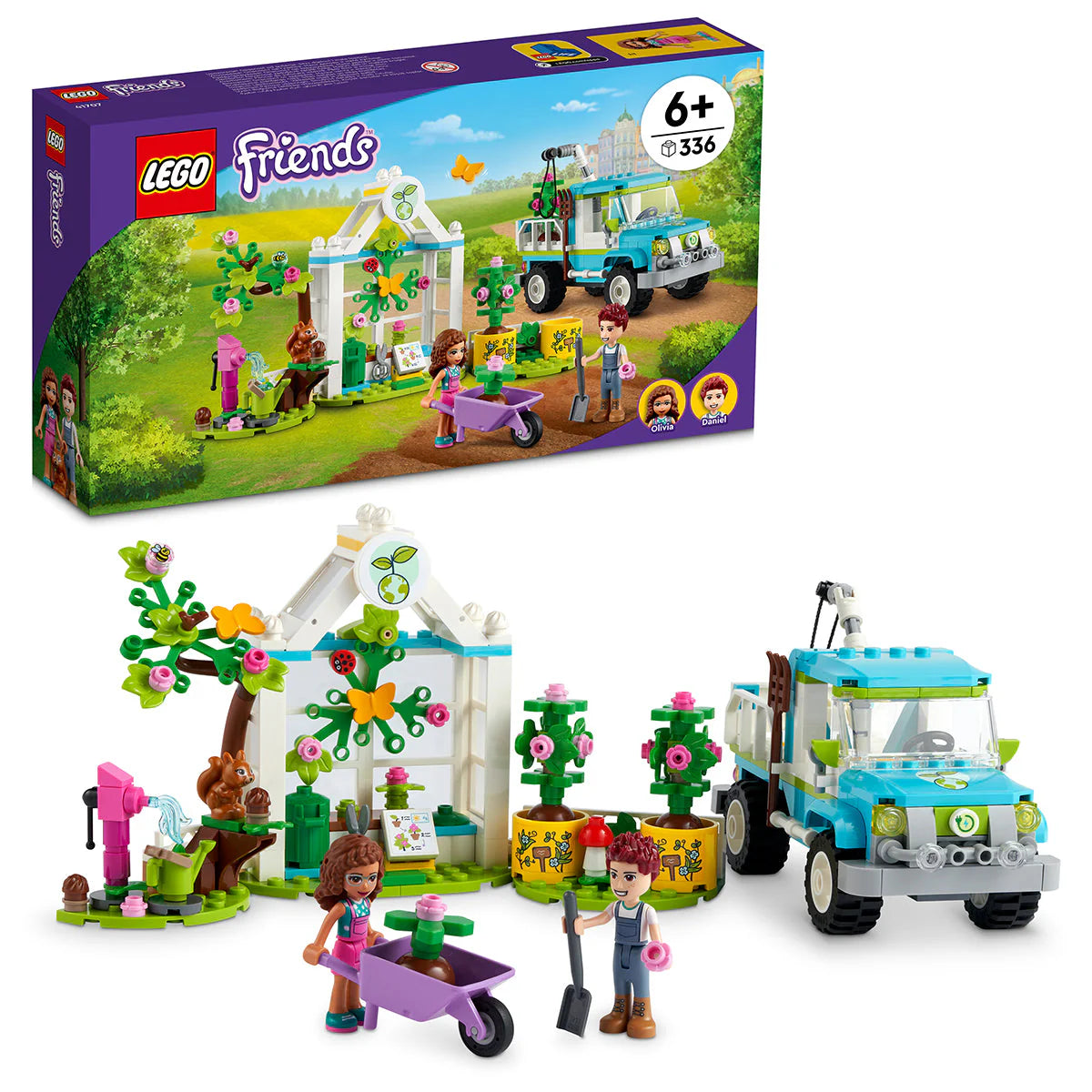 LEGO® Friends - Camion de plantat copaci 41707, 336 de piese