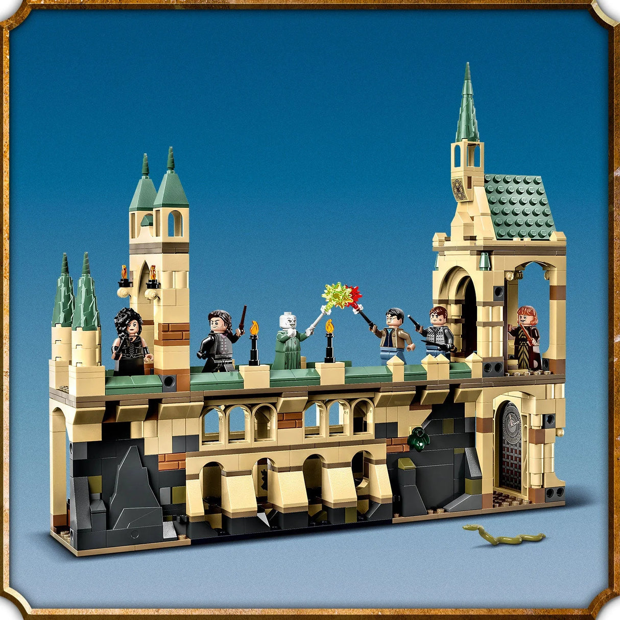 LEGO® Harry Potter™ - Bătălia de la Hogwarts 76415, 730 de piese