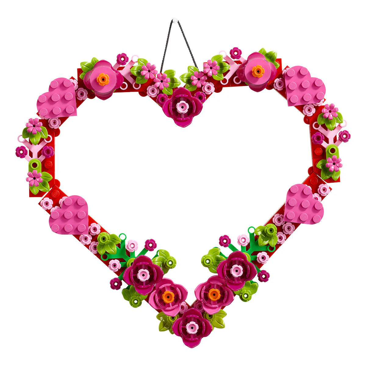 LEGO® Icons Botanical - Ornament în formă de inimă 40638, 254 piese