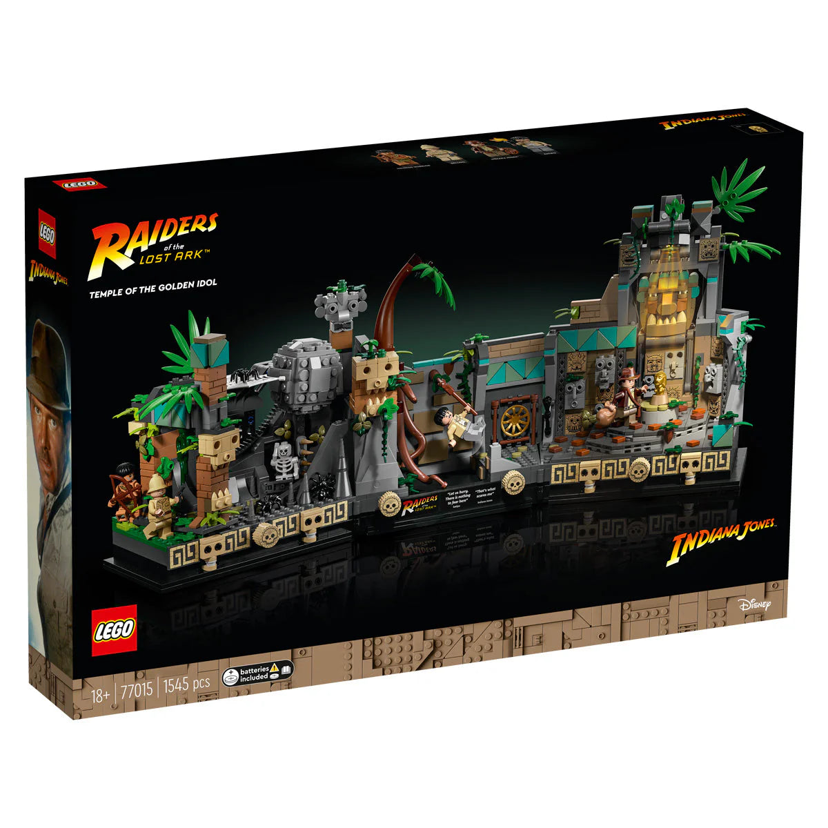 LEGO® Indiana Jones - Templul Idolului de Aur 77015, 1545 de piese
