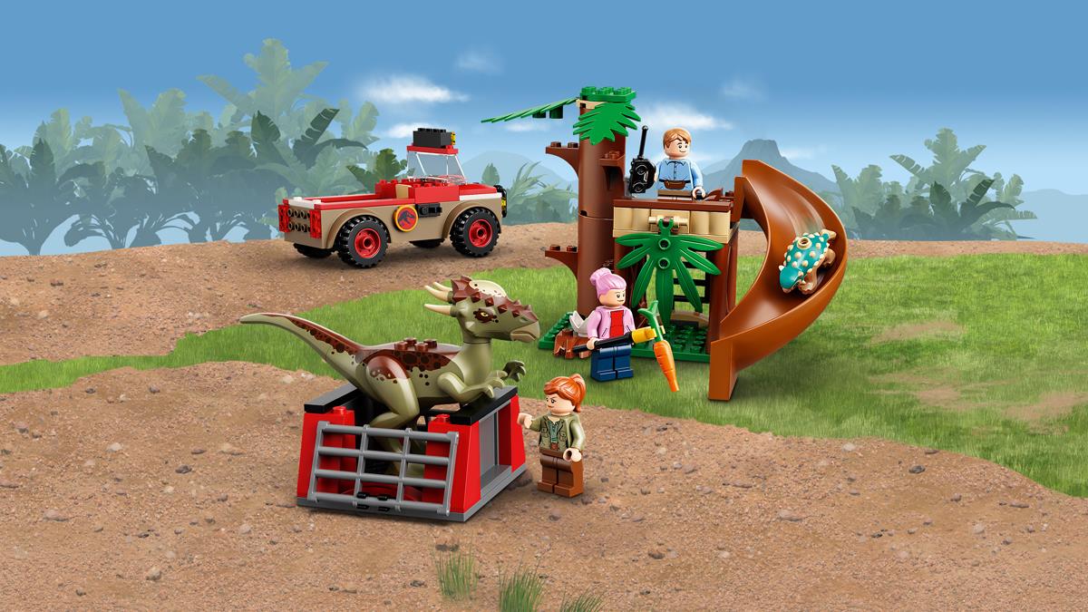 LEGO® Jurassic World - Evadarea cu dinozaurul Stygimoloch 76939, 129 de piese