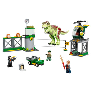 LEGO® Jurassic World - Evadarea din Tyrannosaurus Rex 76944, 140 de piese