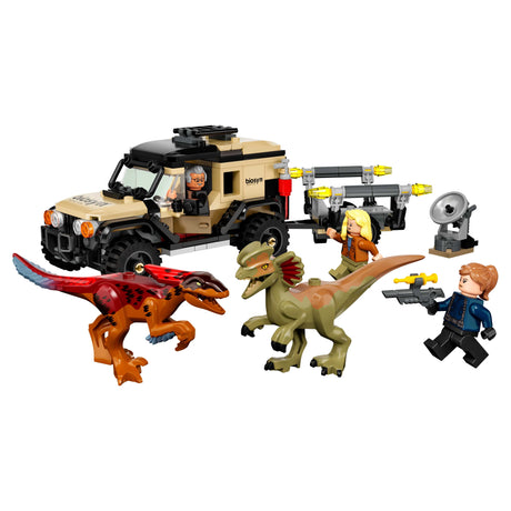 LEGO® Jurassic World - Transportorul Pyroraptor și Dilophosaurus 76951, 254 de piese