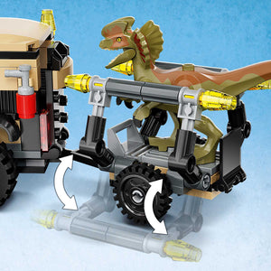 LEGO® Jurassic World - Transportorul Pyroraptor și Dilophosaurus 76951, 254 de piese
