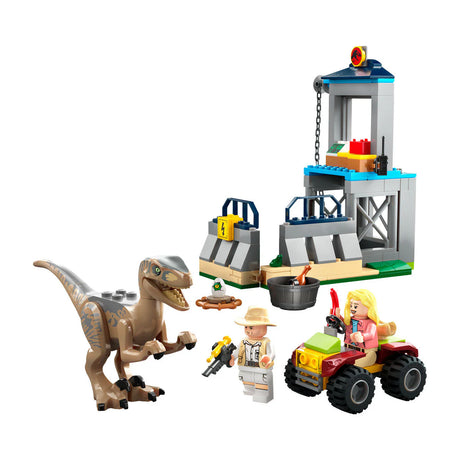 LEGO® Jurassic World - Evadarea unui Velociraptor 76957, 137 de piese