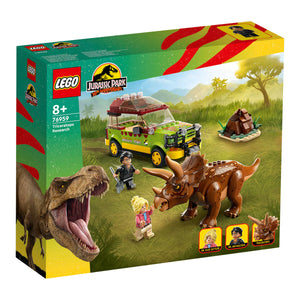 LEGO® Jurassic World Cercetarea Triceratopsului 76959, 281 de piese