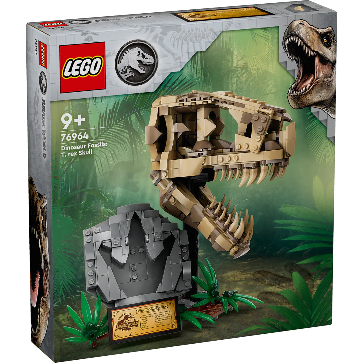 LEGO® Jurassic World - Fosile de dinozaur: Craniu T. REX 76964, 577 de piese
