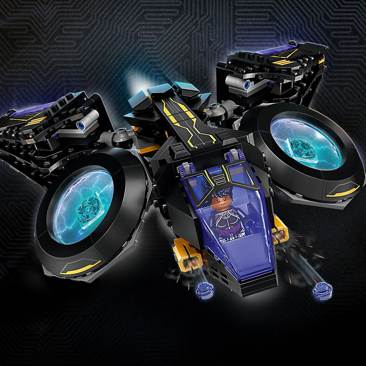 LEGO® Super Heroes - Pasărea soarelui a lui Shuri 76211, 355 de piese