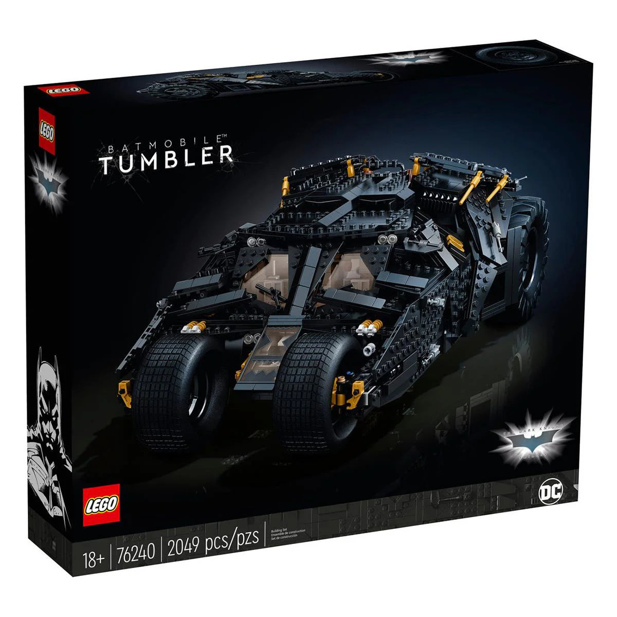 LEGO Super Heroes - Batmobilul Tumbler 76240, 2049 de piese