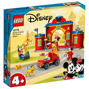 LEGO® Disney Mickey și Prietenii - Stația de pompieri și camionul Mickey și Prietenii, 10776, 144 de piese