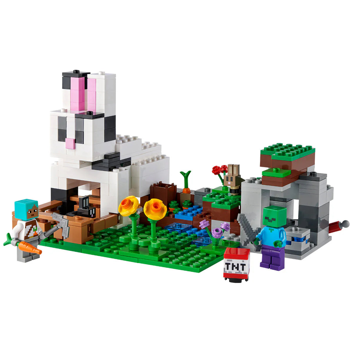 LEGO® Minecraft - Ferma de iepuri 21181, 340 de piese
