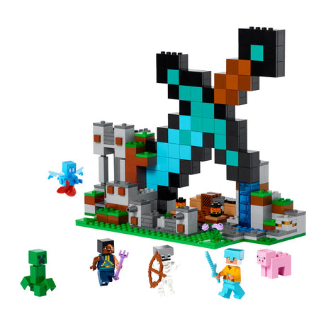 LEGO® Minecraft - Avanpostul cu sabii 21244, 427 de piese