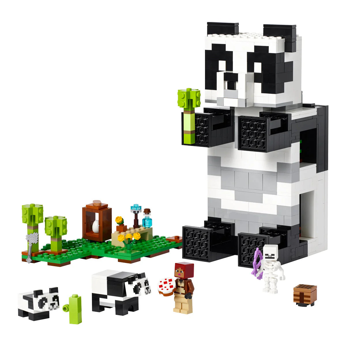 LEGO® Minecraft - Sanctuarul Urșilor Panda 21245, 553 de piese