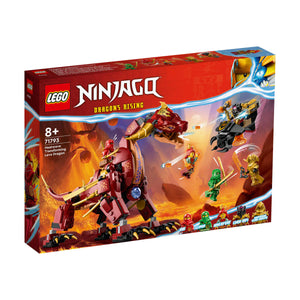 LEGO® Ninjago - Dragon de lavă transformabil cu Val de căldură 71793, 479 de piese