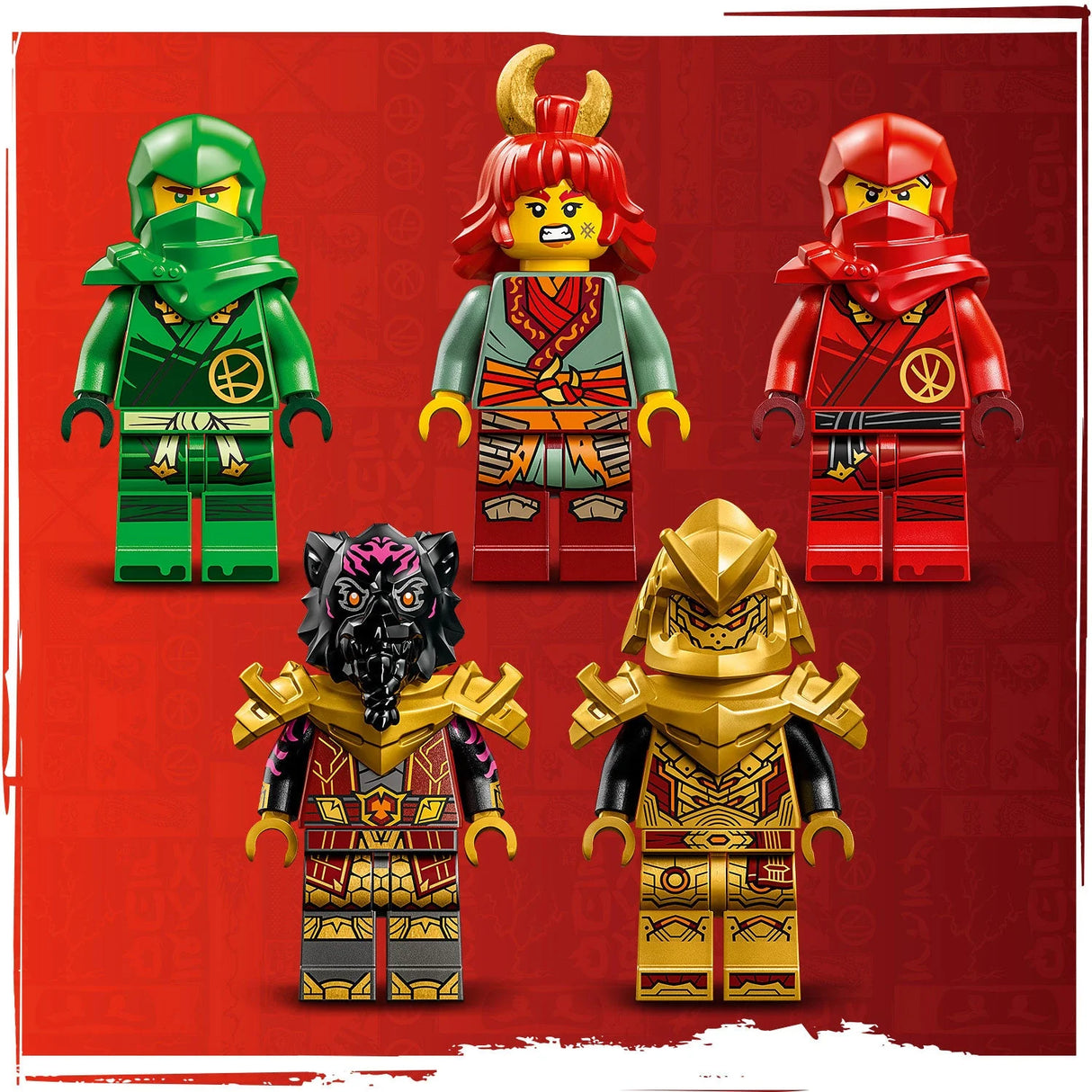 LEGO® Ninjago - Dragon de lavă transformabil cu Val de căldură 71793, 479 de piese