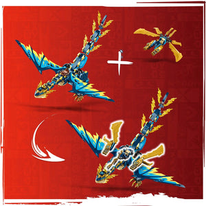 LEGO® Ninjago - Dragonul Elemental vs. robotul Împărătesei 71796, 1038 de piese