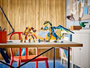 LEGO® Ninjago - Dragonul Elemental vs. robotul Împărătesei 71796, 1038 de piese