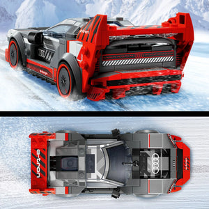LEGO® Campionii Vitezei - Mașină de curse Audi S1 ​​E-Tron Quattro 76921, 274 de piese