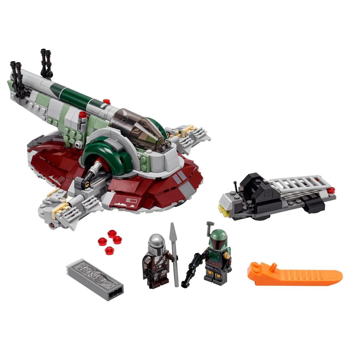 LEGO Star Wars - Nava stelară a lui Boba Fett 75312, 593 de piese