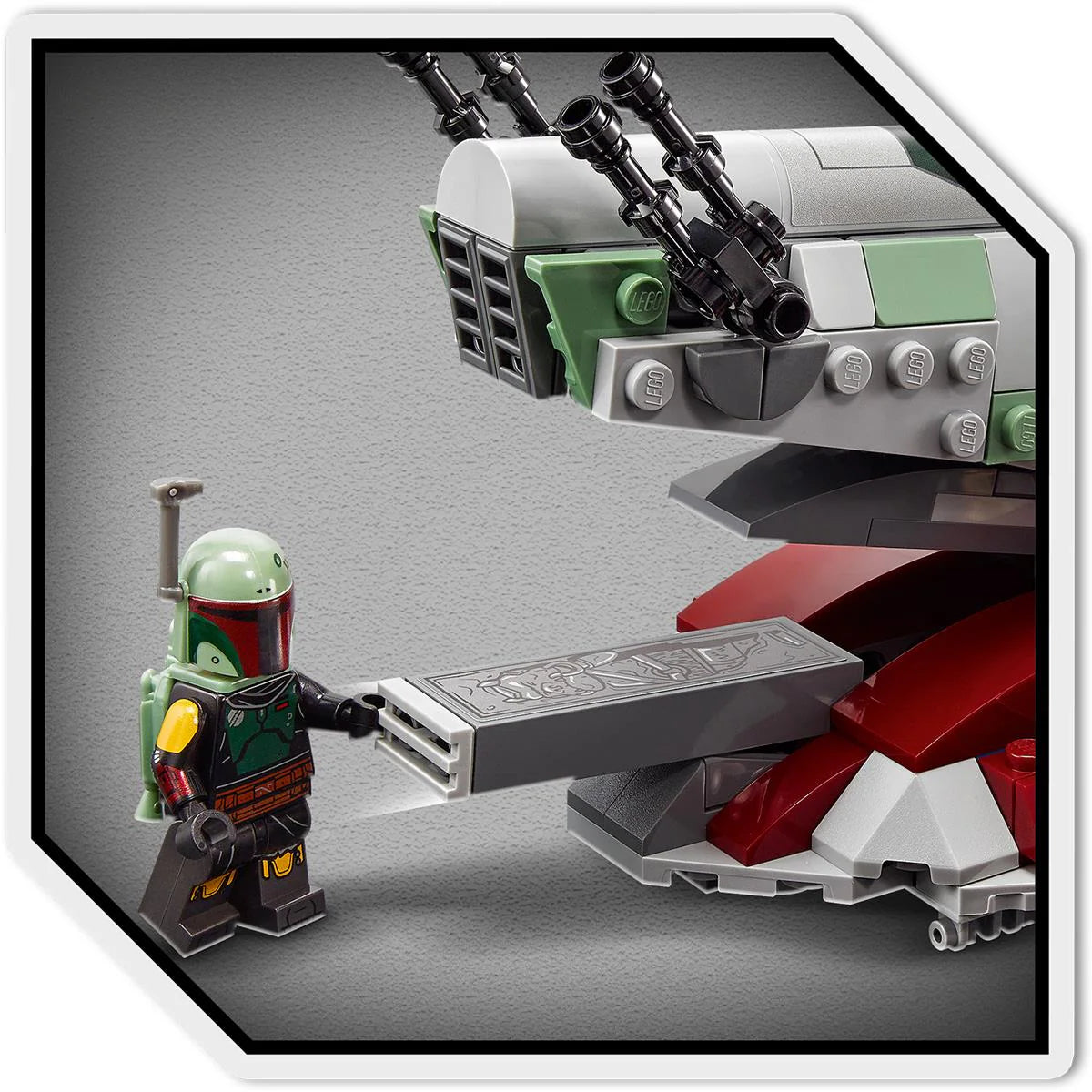 LEGO Star Wars - Nava stelară a lui Boba Fett 75312, 593 de piese