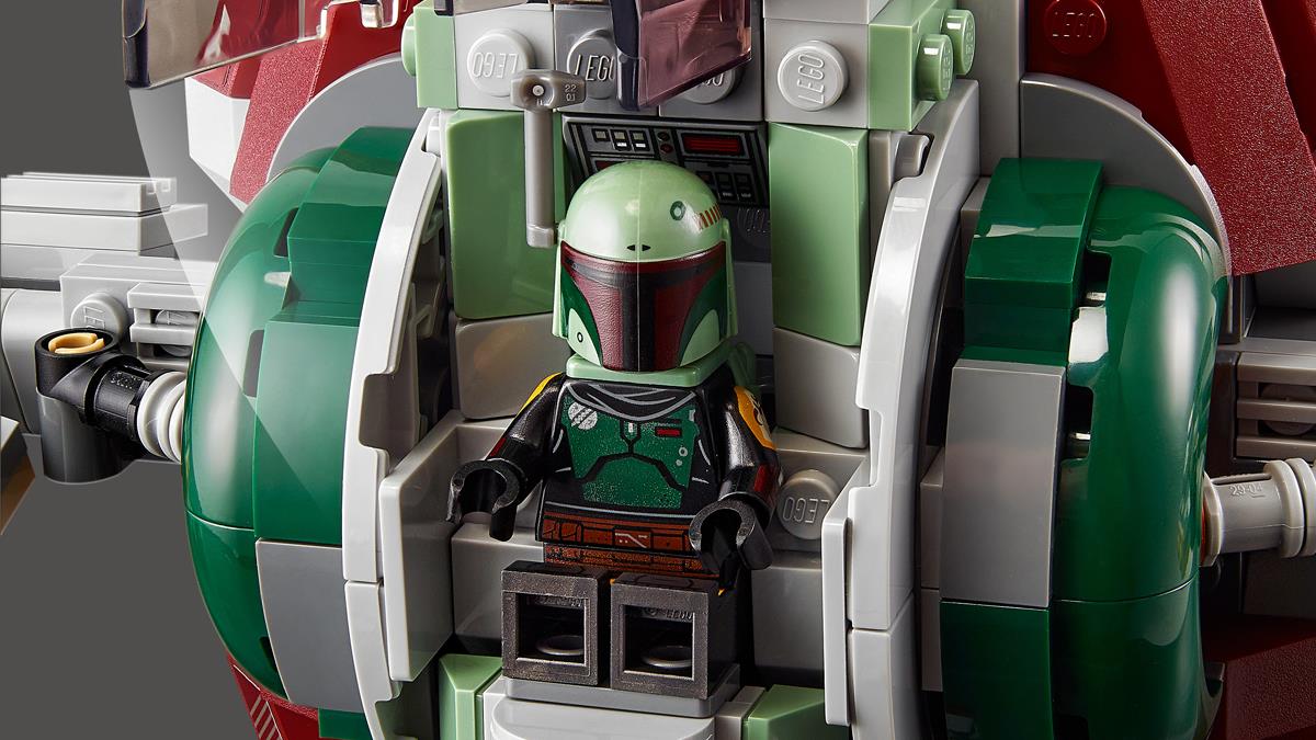 LEGO Star Wars - Nava stelară a lui Boba Fett 75312, 593 de piese