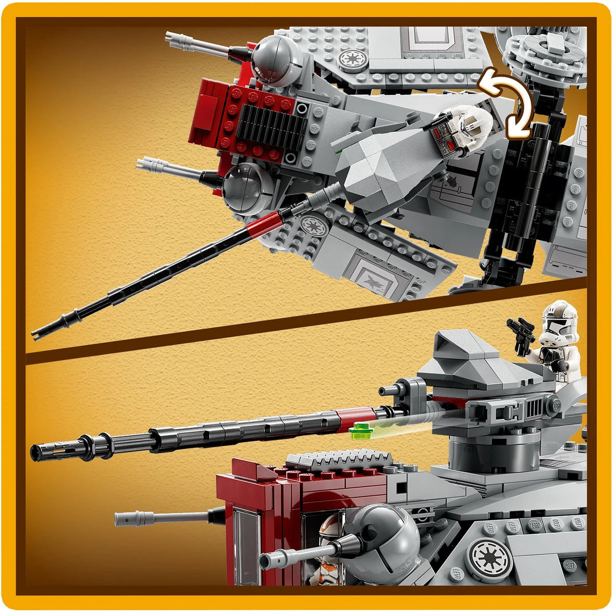 LEGO® Star Wars™ - AT-TE™ Walker 75337, 1082 de piese