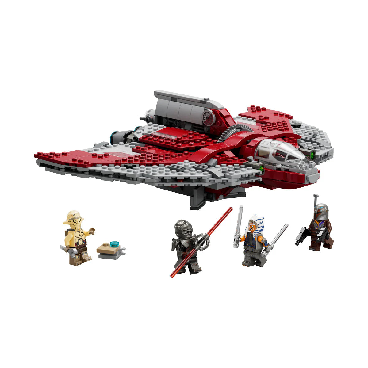 LEGO® Star Wars™ Naveta Jedi T-6 a lui Ahsoka Tano 75362, 601 piese